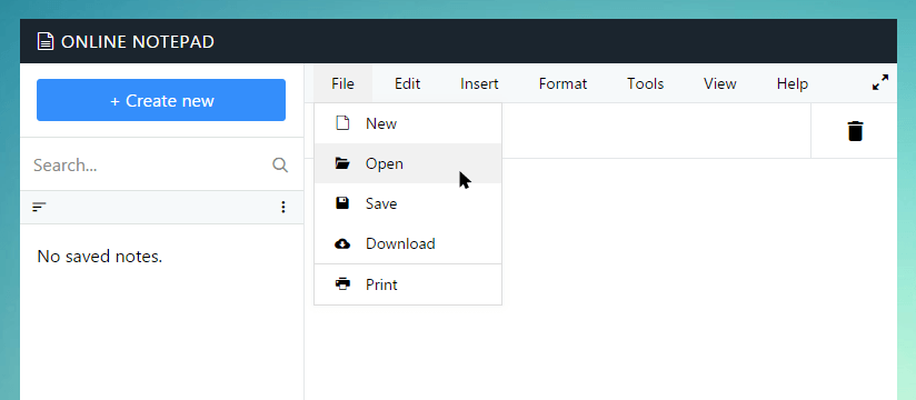 Open text file in Madmedia